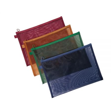 A4 Soft Mesh Zipper Bag - Effortless Organzation with A4 Soft Mesh Zipper Bag - Quick Access & Style