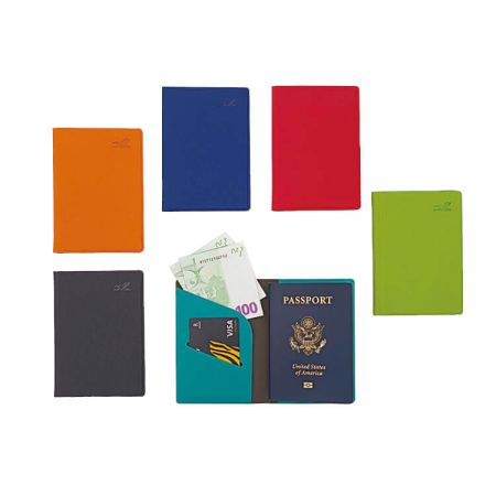 Travel Passport Holder - The travel passport holder wallet made of PU leather provides comfortable touch and durable protection of your travel essentials