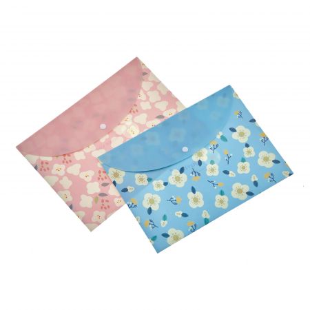 Floral Document Folder - The portable document folder with lovely floral pattern