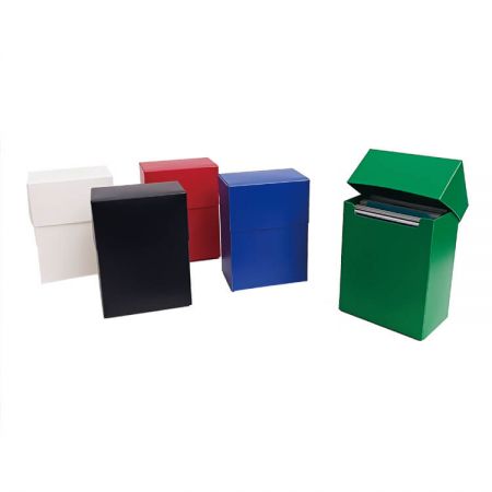 PP Card Deck Box - The card deckbox is made of durable PP material and is designed with a self-locking lid to protect your valuable cards safe