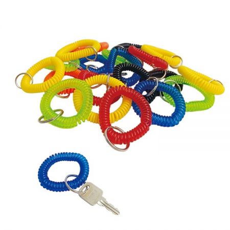 Wrist Coil Key Chains - Stylish and Durable Accessory EVA Wristband Keychain