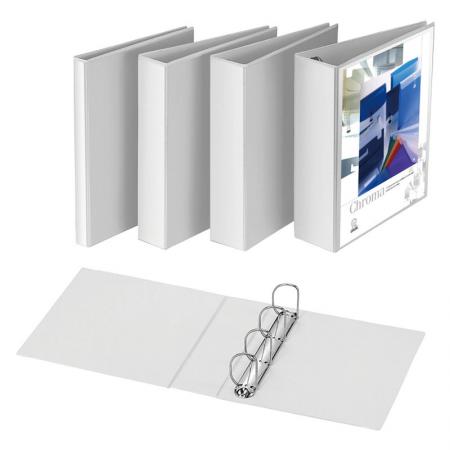 Vinyl View D-Ring Binder - D-ring mechanism holds 25% more material than comparable O-ring binders