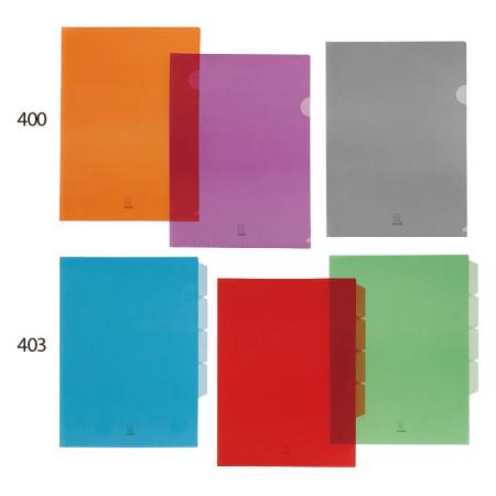 E310 PP L Shape Folder - L shape welding colored folder for easy reviewing