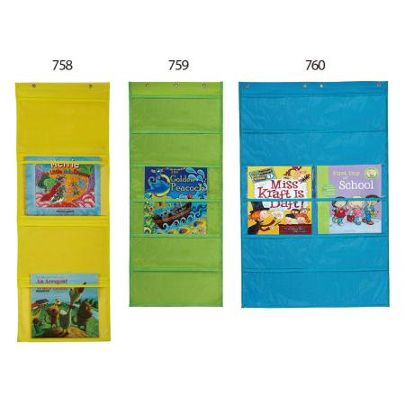 Organizer Pocket Chart - Plenty of pockets to organize kids papers from schoolHanging file folders on wall