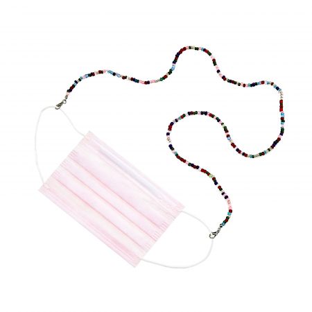 Color Beads Mask Lanyard - Keep your ears away from the pain of wearing a mask for a long time