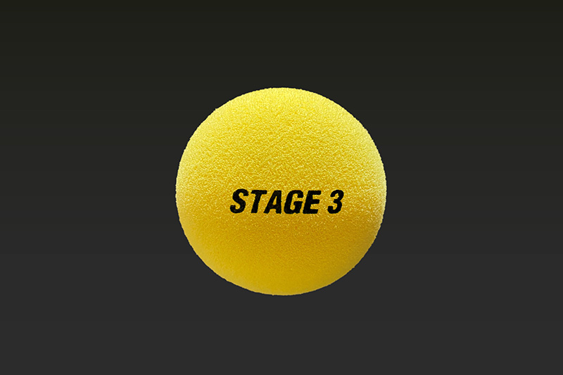 Balle de tennis en mousse de niveau 3 / Entraînement