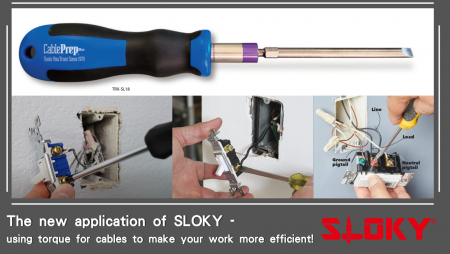 Introducing the new application of SLOKY - using torque for cables to make your work more efficient! - cableprep