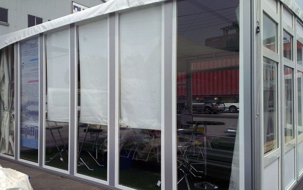 Tenda de parede de vidro leve de 6M x 6M - Tenda de parede de vidro leve de 6M x 6M