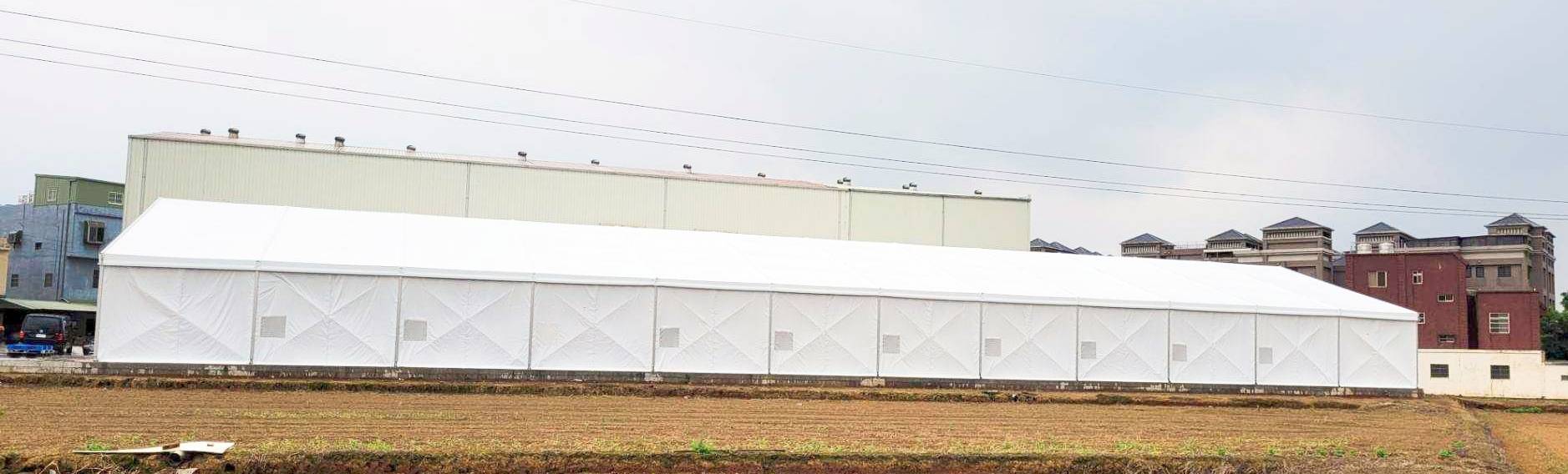 Структурные палатки - для больших складов