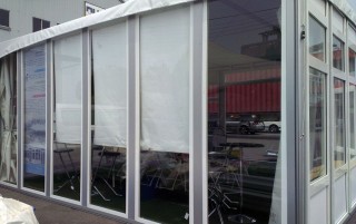 خيمة جدار زجاجي خفيفة الوزن بمقاس 6 متر × 6 متر - خيمة جدار زجاجي خفيفة الوزن بمقاس 6 متر × 6 متر