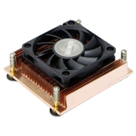 INTEL Socket 478 Low Profile CPU Cooler, Heat Dissipation Wattage 65W - High-density all-copper welded heat sink, used for INTEL Socket 478, equipped with exclusive EL bearings on the fan, which has low noise and high lifespan. The maximum heat dissipation efficiency is 65W.