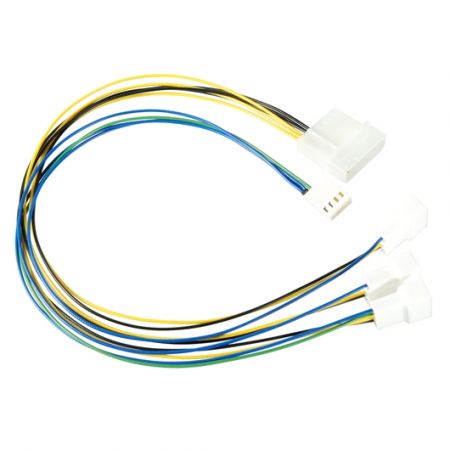 1 to 3 PWM Fan Control Adapter Cable - Increase the number of PWM fans that can be used to solve the problem of insufficient PWM fan connectors on the motherboard