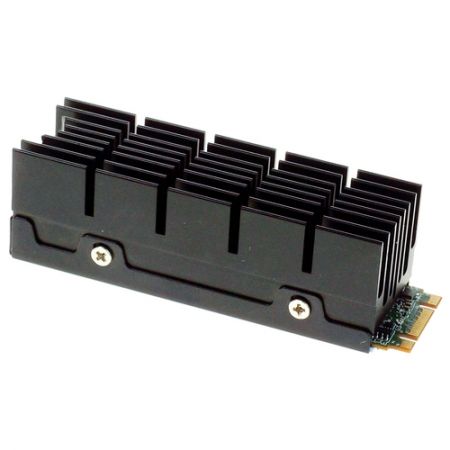 M.2 2280 SSD High Density Extruded Aluminum Heat Sink - High-density aluminum extruded fin design SSD Cooler, specifically for M.2 2280 SSD