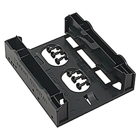 2.5" HDD (2 sets) Transferred to 3.5" Slot HDD Bracket - Tool-free hard drive bracket, supports two 2.5" hard drives to be mounted into a 3.5" hard drive bay