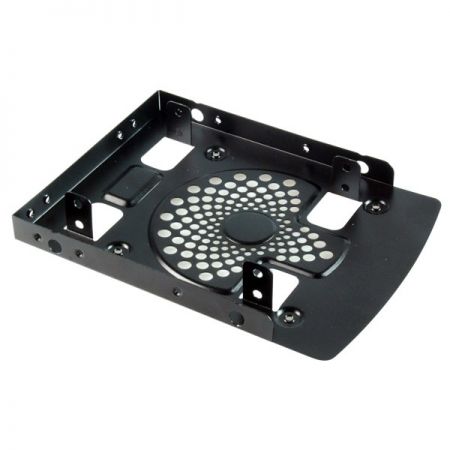 2.5" HDD to 3.5" Slot Lightweight Metal HDD Bracket - Lightweight aluminum alloy hard drive bracket, which can convert two 2.5" hard drives or SSDs to the 3.5" hard drive position.