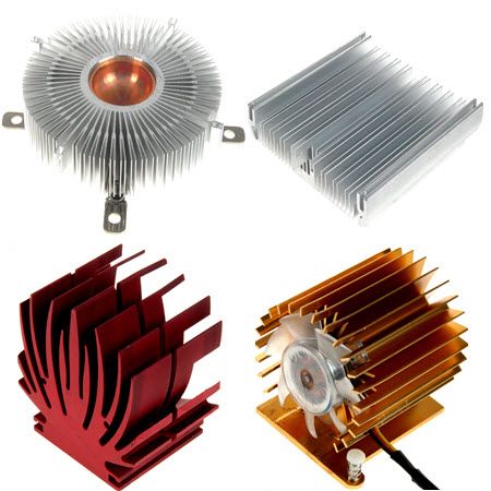 Extruded computer cooling products