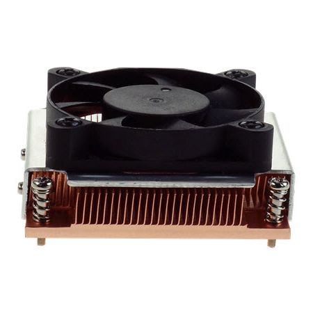 High-density all-copper heat sink for increased cooling efficiency.