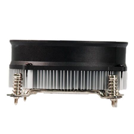 The overall height is 45mm, and the heatsink height is 20mm.