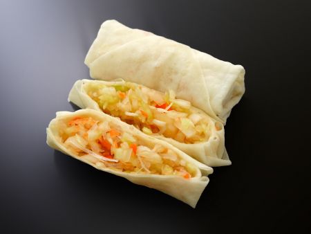 Exclusive filling design patented to produce Spring Rolls with raw ingredients