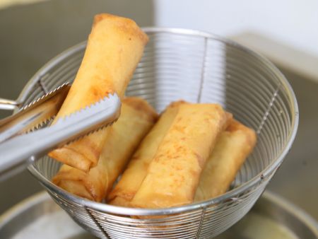 The Spring Rolls resemble handmade products