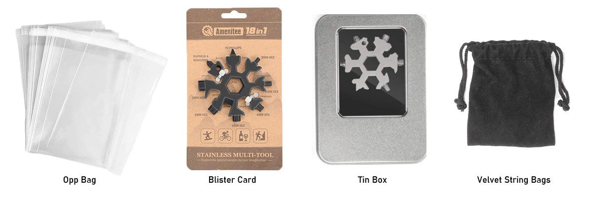 Suggested Packaging for Snowflake Multiple Function Tool