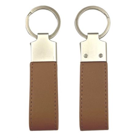 Custom Leather Key Chain - leather car key holder