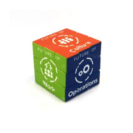 5.7cm Custom logo Puzzle Cube - Custom Logo Printing 5.7cm Magic Cubes
