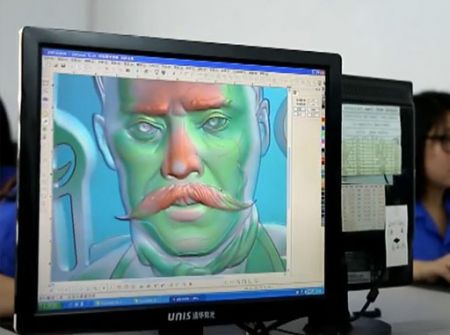 3D Kunstafdeling - 3D Kunstværker Forbereder sig til metal udfordringsmønter og militære medaljer osv.