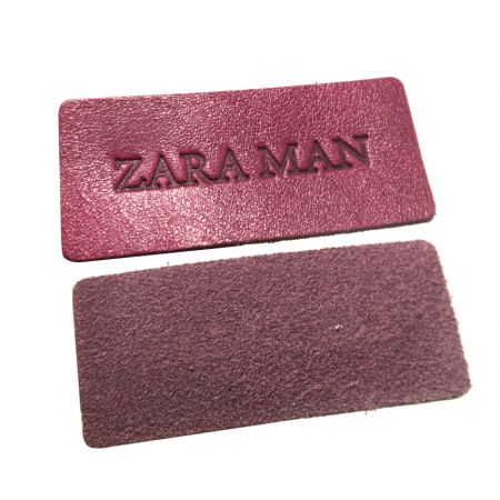 Custom Leather Patches & Labels for Your Brand - Custom Leather Label for Clothing