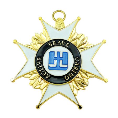 Стерлинговая серебряная медальная подвеска - Серебряная Медальная Подвеска