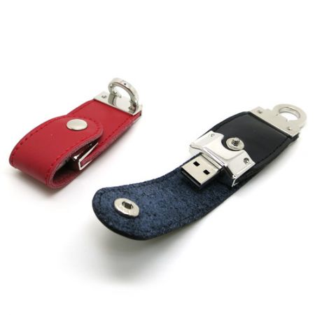 Custom Made Leather USB Flash Drive - Custom Made Leather USB Flash Drive