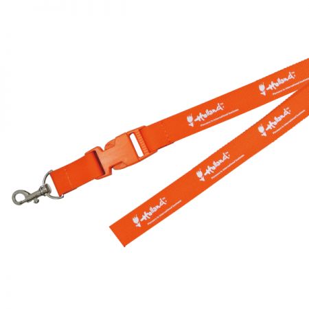 Polyester Lanyard with Release Buckle - Polyester Lanyard with Release Buckle