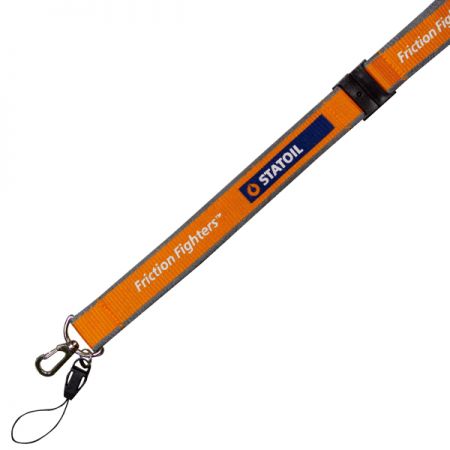 Polyester Lanyard with Dual Background Color - Polyester Lanyard with Dual Background Color