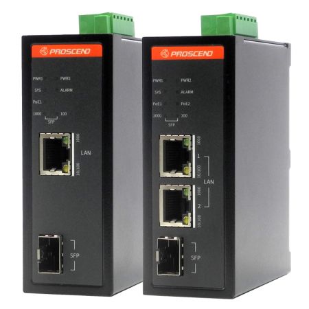 Industrieller Fiber-to-Ethernet 802.3bt PoE Medienkonverter - Industrieller Fiber-to-Ethernet 802.3bt PoE Konverter