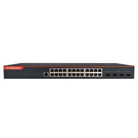 28-Port GbE Managed Switch with 4 10G SFP+ Uplinks - 28-Port GbE Managed Switch with 4 10G SFP+ Uplinks