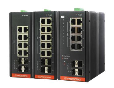 Промышленный Ethernet-коммутатор - Серия промышленных управляемых коммутаторов GbE.