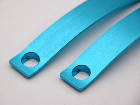 Blue anodized aluminum handles - CNC milling aluminum-handles