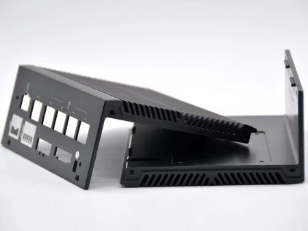 Black assembled embedded chassis - Embedded system  Chassis