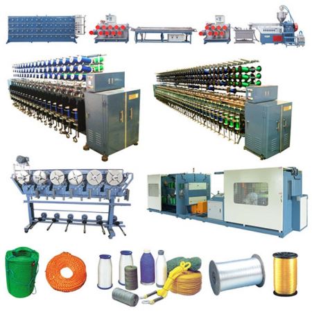PP / PE Monofilament Rope Machinery - PP-PE Monofilament Rope Production Line