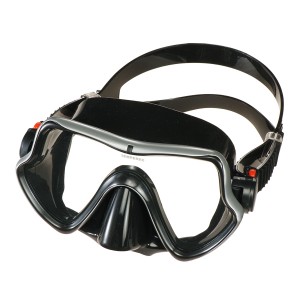 アルミフレームシングルレンズダイビングマスク - ダイビングマスク