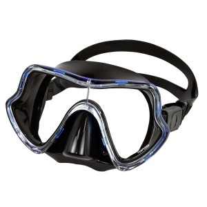 Masque de plongée à une fenêtre - MK-600(BK) Masque de plongée avec tuba