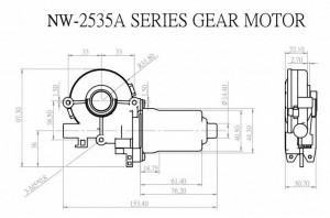 Fenstermotor - NW-2535A