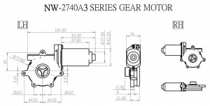Fenstermotor - NW-2740A3