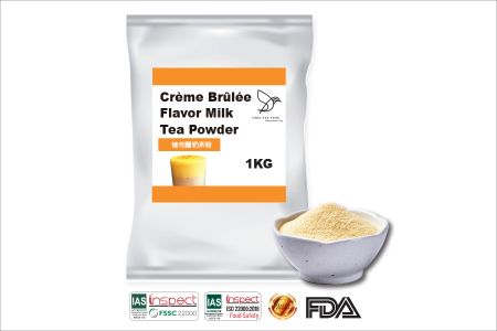 Crème Brûlée Flavor Milk Tea Powder