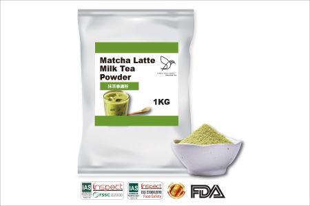 Matcha Latte Milk Tea Powder - Kagoshima Matcha Milk Tea Powder.
