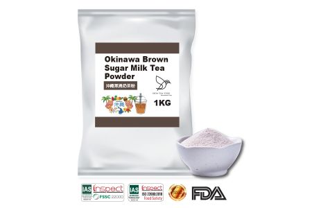 Polvo de té con leche de azúcar moreno de Okinawa - Fabricante profesional de polvo de té con leche de azúcar moreno de Okinawa.