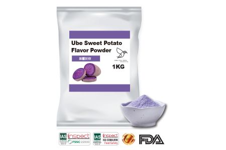 Ube Sweet Potato Flavor Powder - purple ube flavor Powder