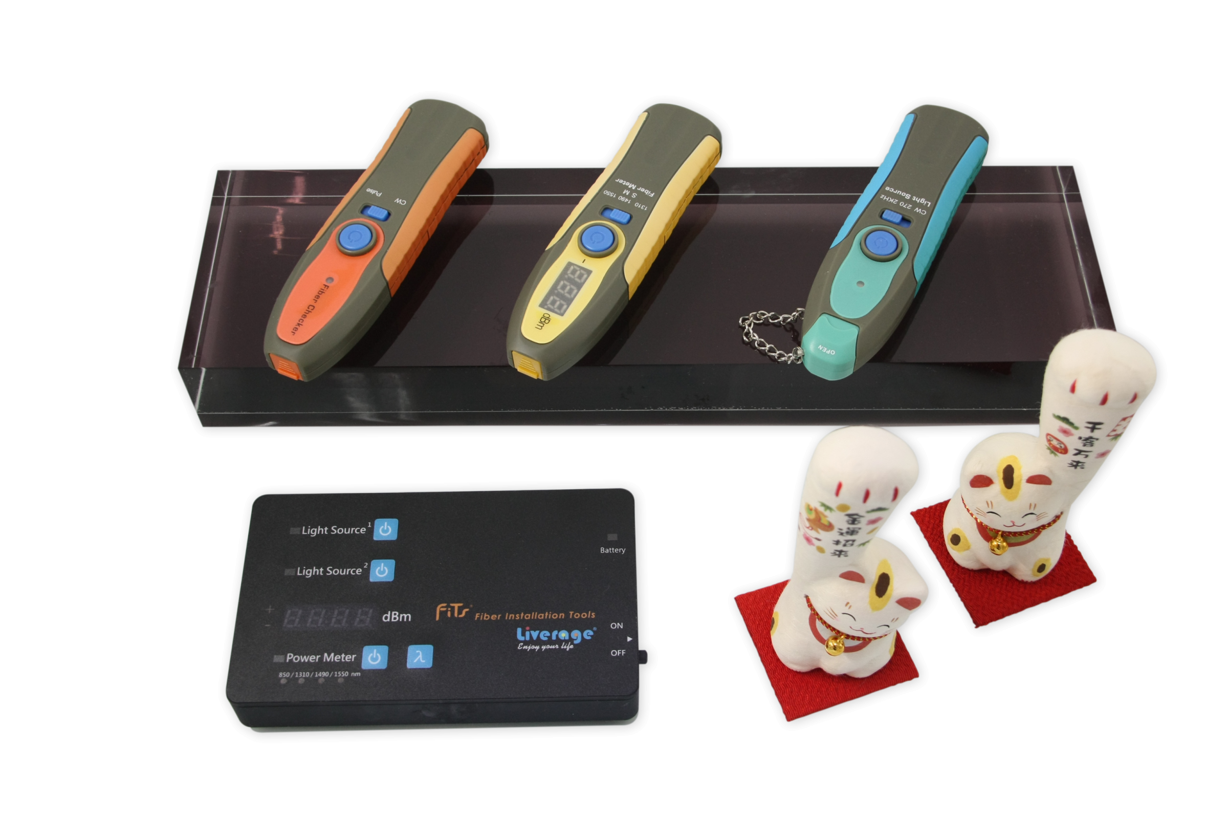 Optical testing tool are tools for testing optical fiber functions.