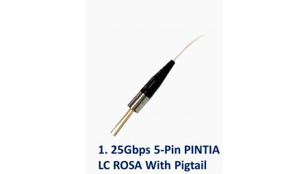 1. 25Gbps 5-pin PINTIA LC ROSA with Pigtail - 1. 25Gbps 5-pin PINTIA LC ROSA Pigtail