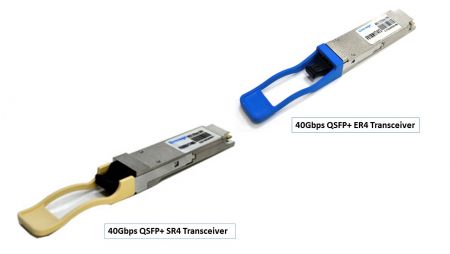 QSFP+ transceiver - QSFP+ is an evolution of QSFP to support four 10 Gbit/sec channels carrying 10 Gigabit Ethernet, 10G FC or QDR InfiniBand.